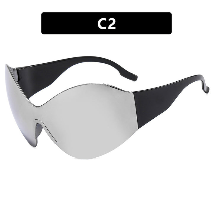 Women's visor-style sunglasses with innovative protection design Kalsten