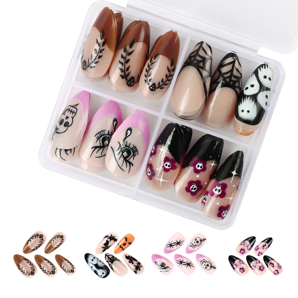 Spooktacular Halloween-Themed Press-On Nails Kalsten