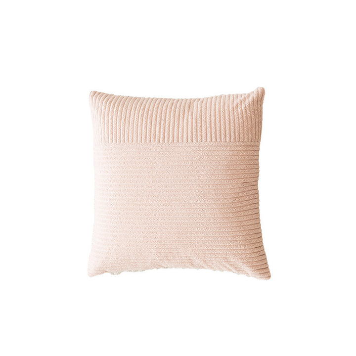Ribbed Texture Decorative Pillow