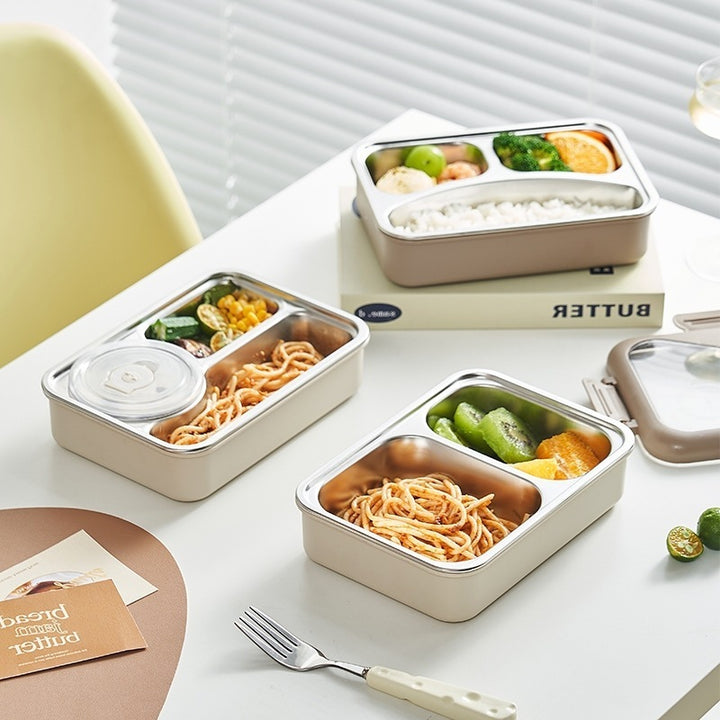 Premium Stainless Steel Multi-Compartment Meal Prep Container