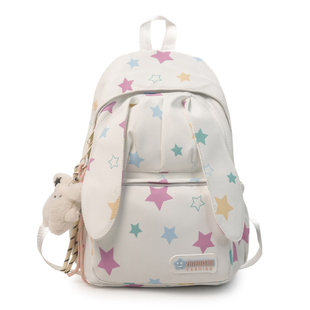 Cute Animal Ears Star Print School Backpack Kalsten