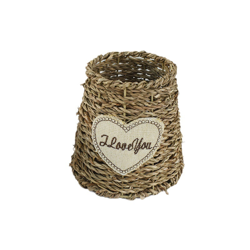 Handcrafted Natural Woven Storage Basket Kalsten