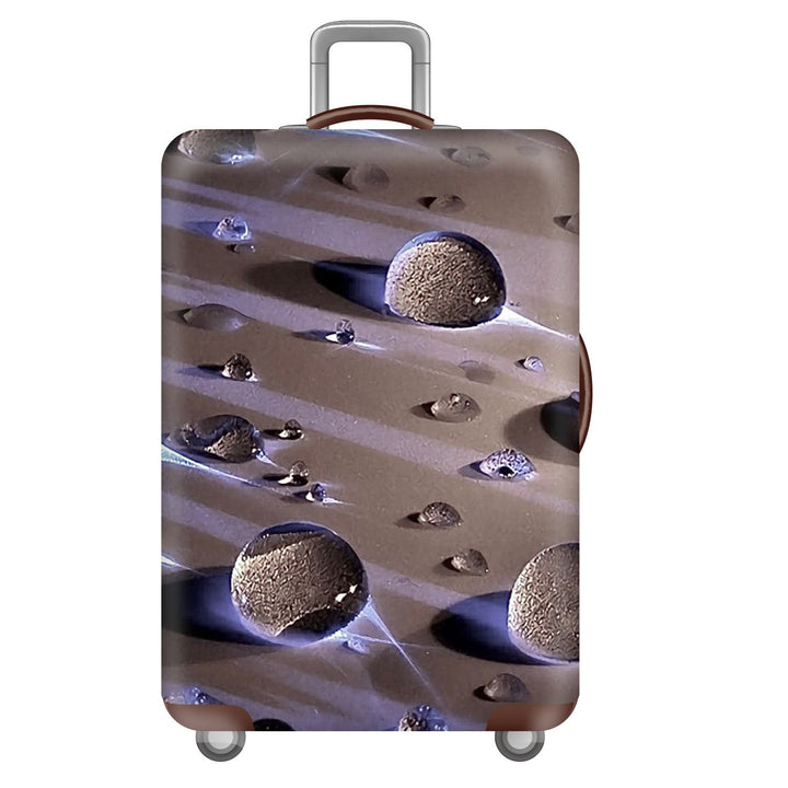 Unisex nan elastic suitcase cover with three-dimensional honeycomb pattern, shock-absorbing stretch protection cover for trolley with zipper Kalsten