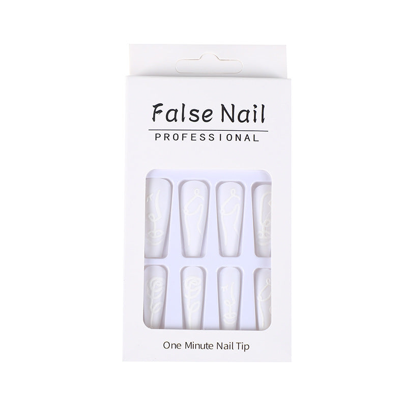 Glossy Design Artificial Nails Kalsten