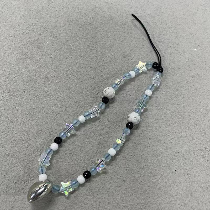 Beaded Heart Pendant Necklace Kalsten