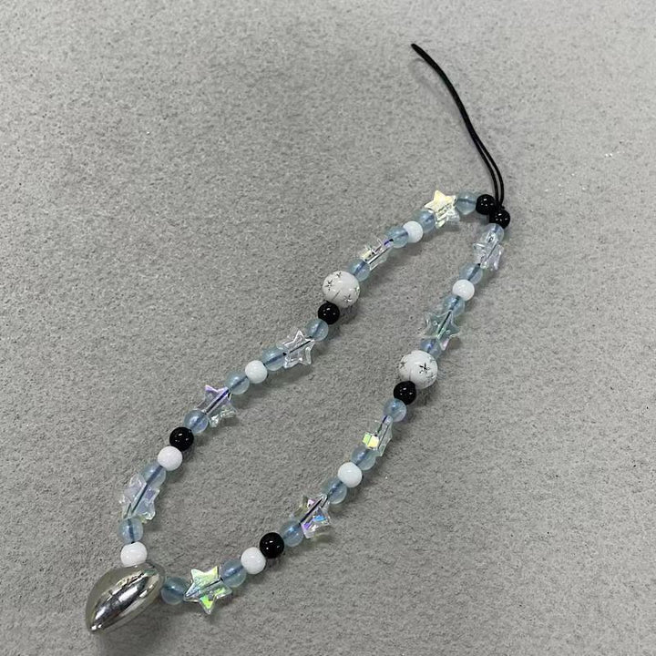 Beaded Heart Pendant Necklace Kalsten