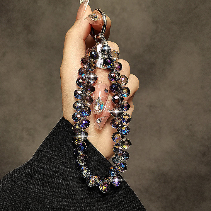 Decorative Crystal Beaded Charm Keychain Kalsten