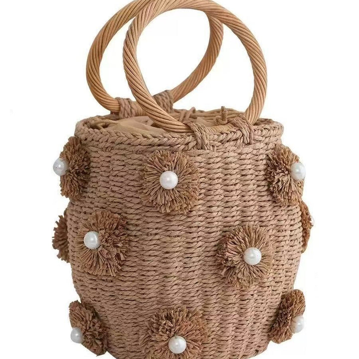 Refined handbag with pearl applications Kalsten