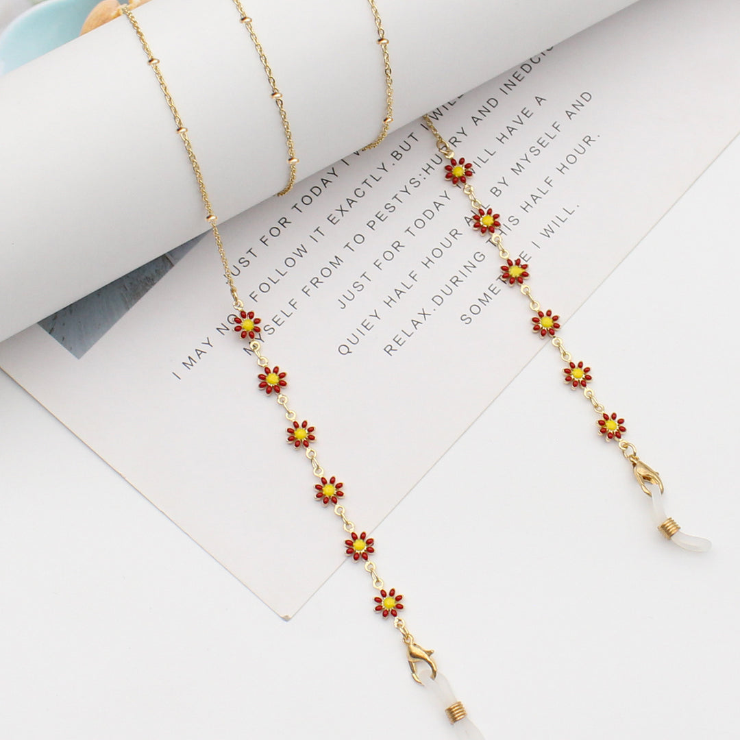 Floral Themed Eyewear Chain Kalsten