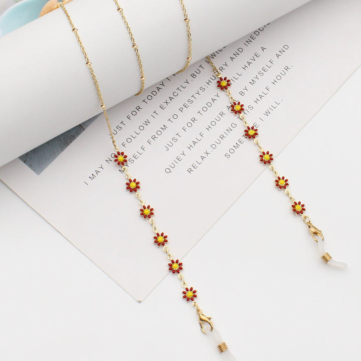 Floral Themed Eyewear Chain Kalsten