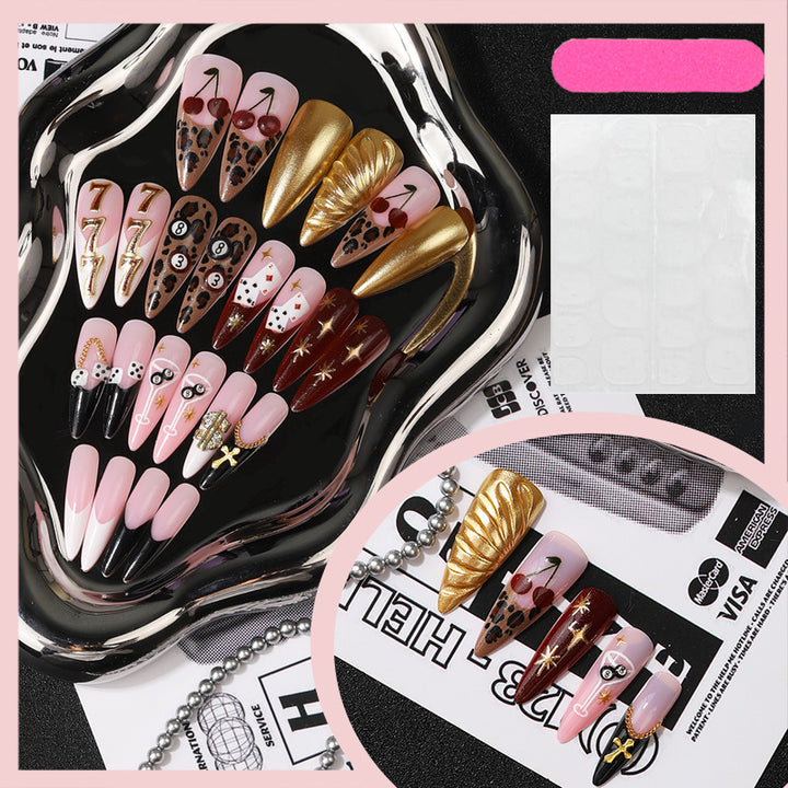 Glamorous Decorative Press-On Nail Tips Kalsten