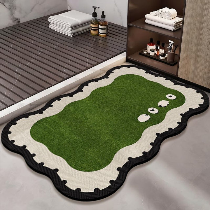 Decorative Pet-Themed Bath Mat Kalsten