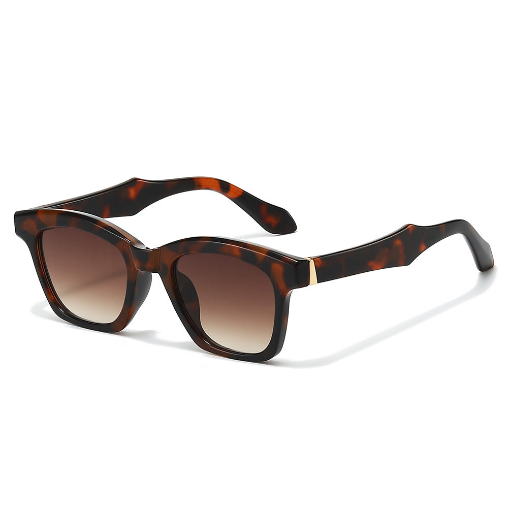 Stylish Oversized Tortoise Shell Frame Sunglasses Kalsten