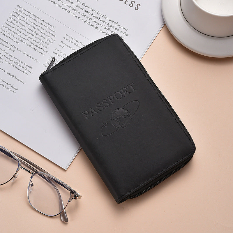 Stylish Zippered Passport Holder Kalsten