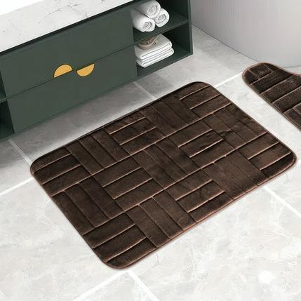 Plush Bathroom Mat Kalsten
