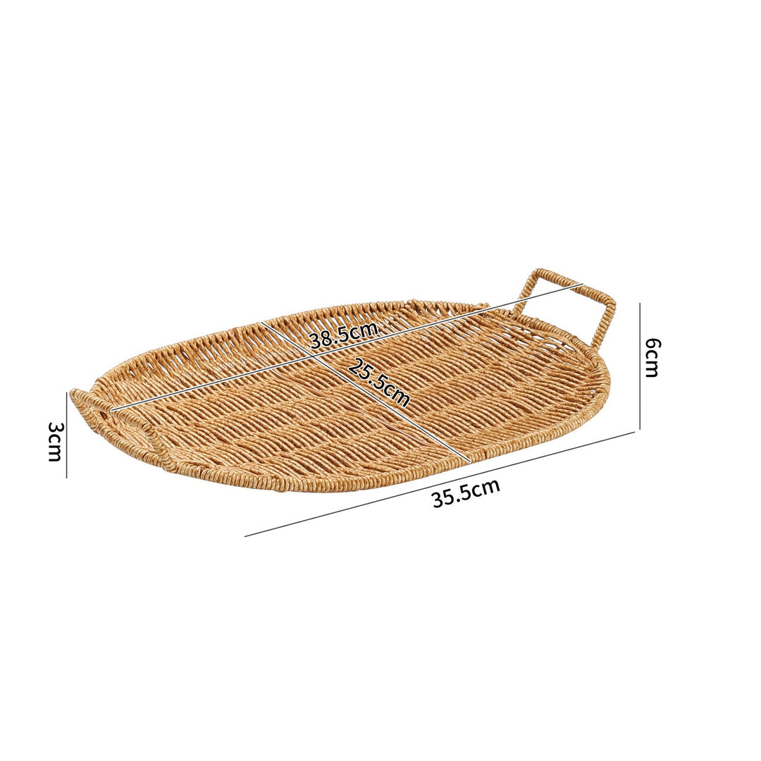 Handwoven Decorative Serving Basket Kalsten