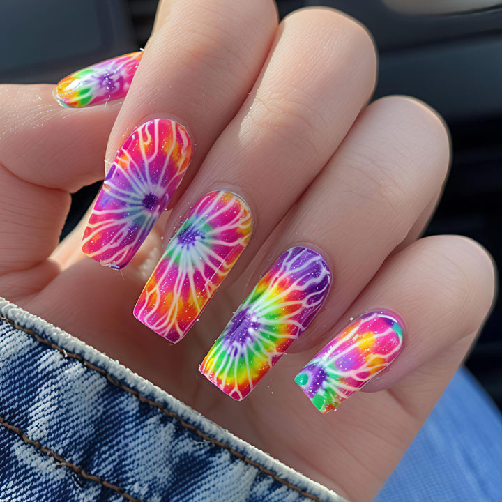 Creative Nail Art In Psychedelic Design Kalsten