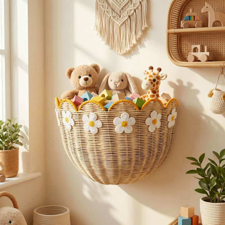 Elegant Decoration Basket in Blossom Style Kalsten