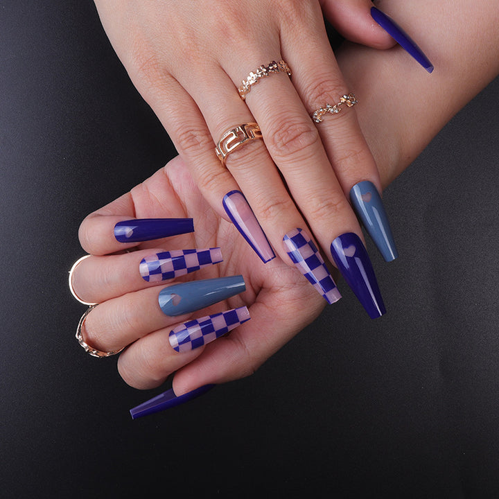 Glamorous Long Acrylic Nail Extensions Kalsten