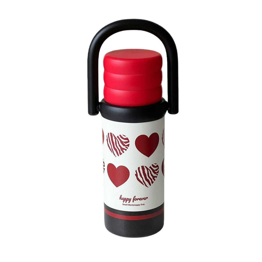 Ladies Insulated Drink Bottle with Design and Practical Handle Kalsten