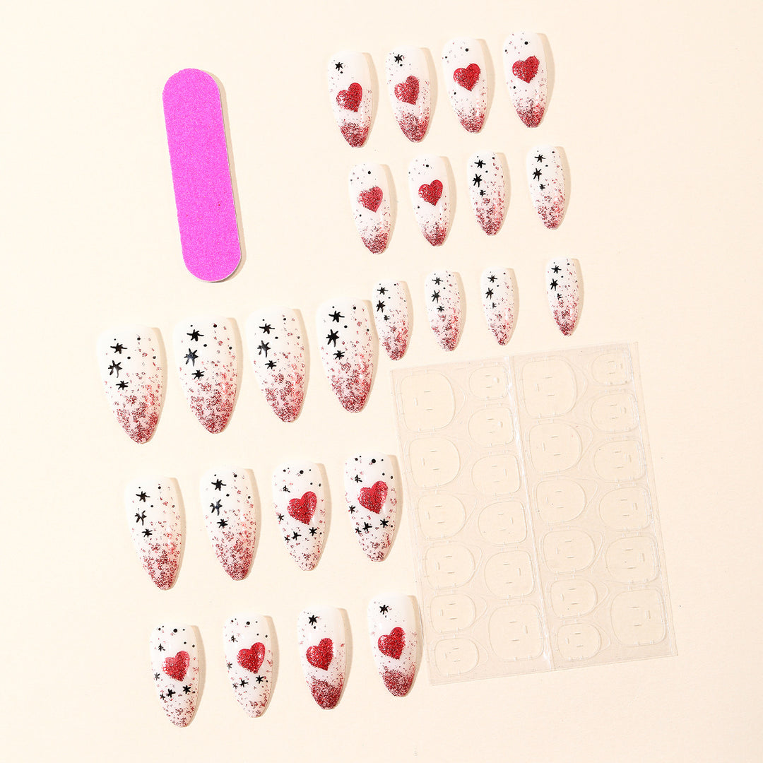 Artistic Heart-Themed Nail Art Kit Kalsten
