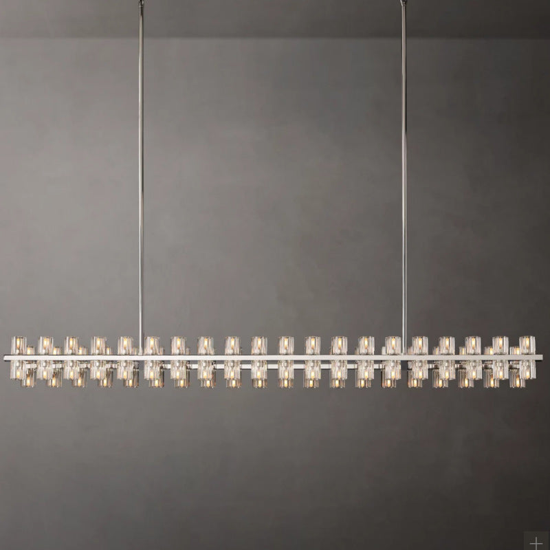 Modern Crystal Circle Chandelier
