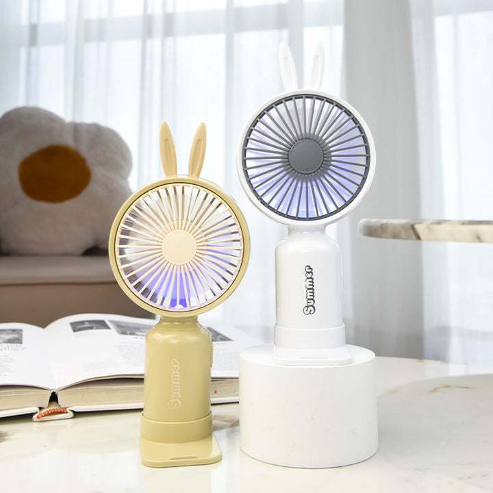 Portable Deer-Themed Handheld Cooling Fan Kalsten