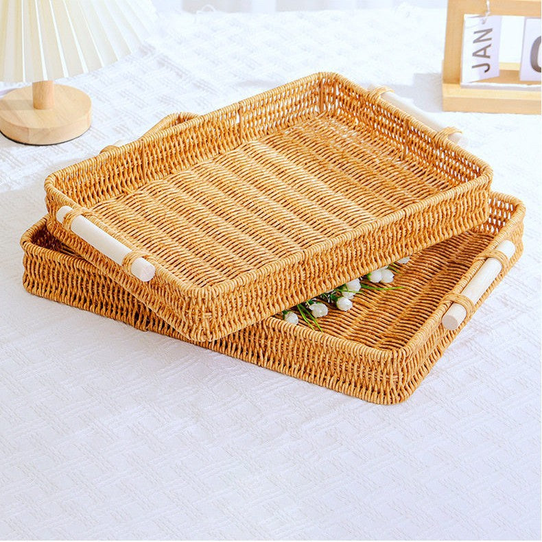 Handcrafted Woven Storage Tray