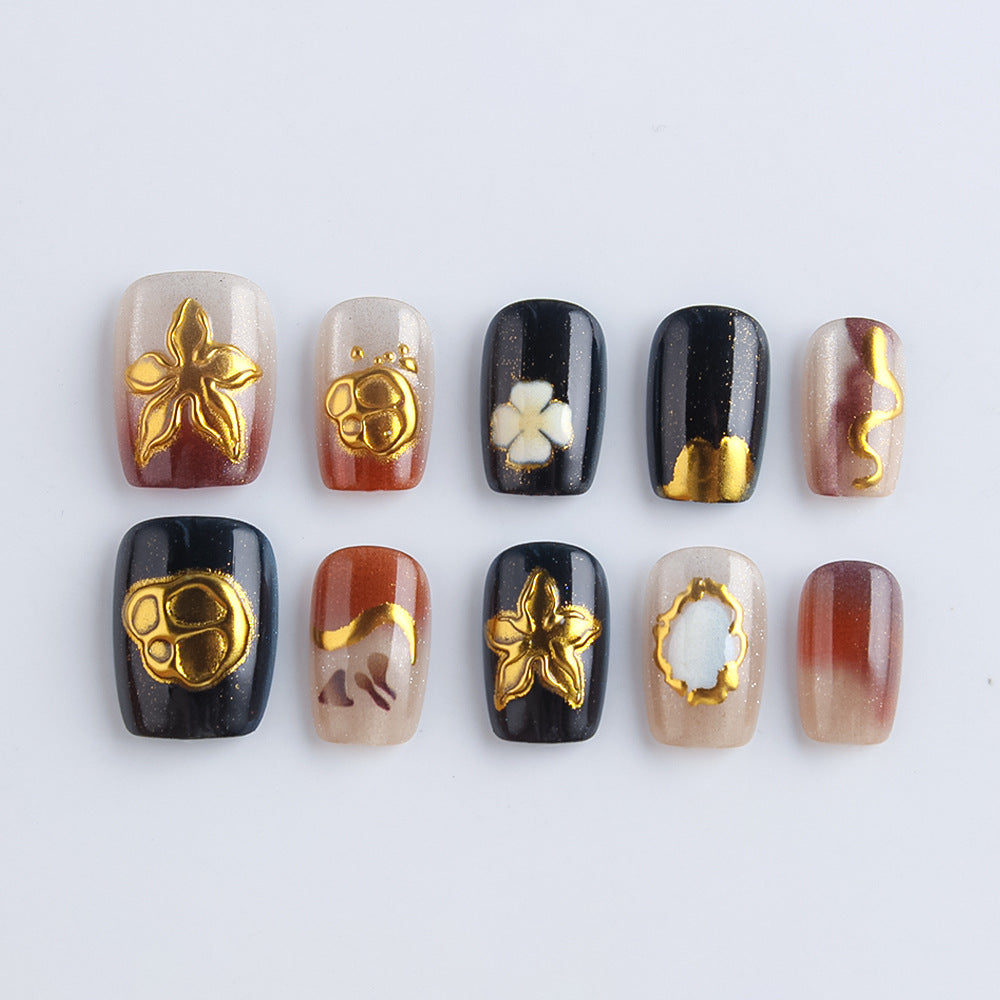 Gothic Themed Nail Art Set Kalsten