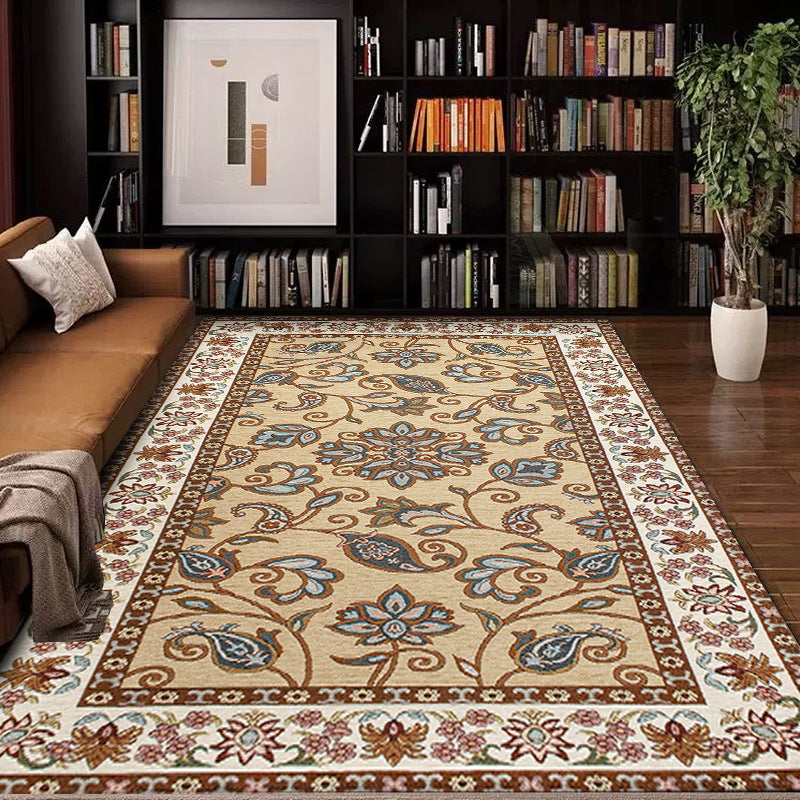 Vintage Floral Design Area Rug