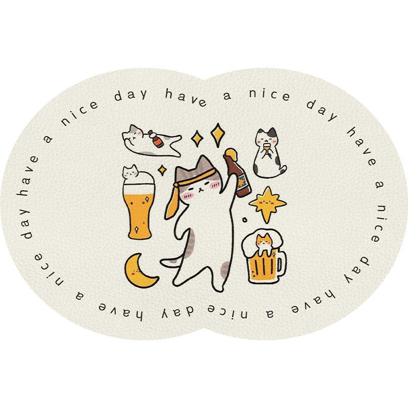 Unisex Cute Cartoon Pet-Themed Mat Kalsten