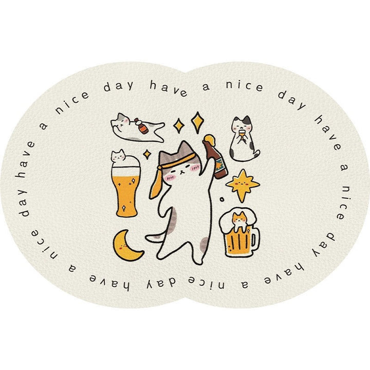 Unisex Cute Cartoon Pet-Themed Mat Kalsten
