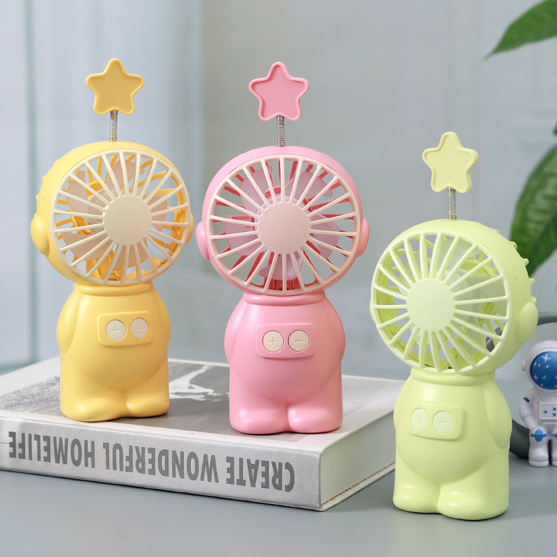 Unisex Portable Mini Fan in Creative Figure Design Kalsten