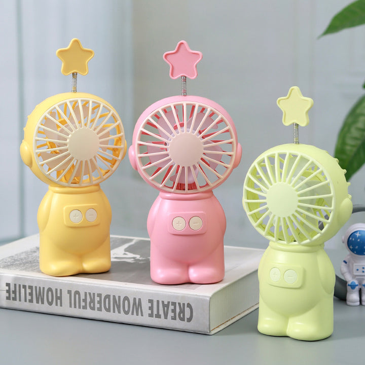 Unisex Portable Mini Fan in Creative Figure Design Kalsten