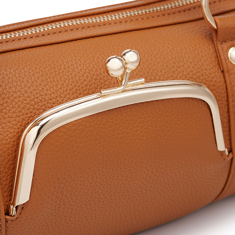 Fashionable Leather Handbag Kalsten