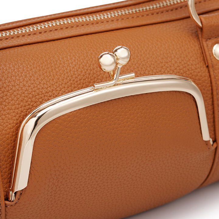 Fashionable Leather Handbag Kalsten