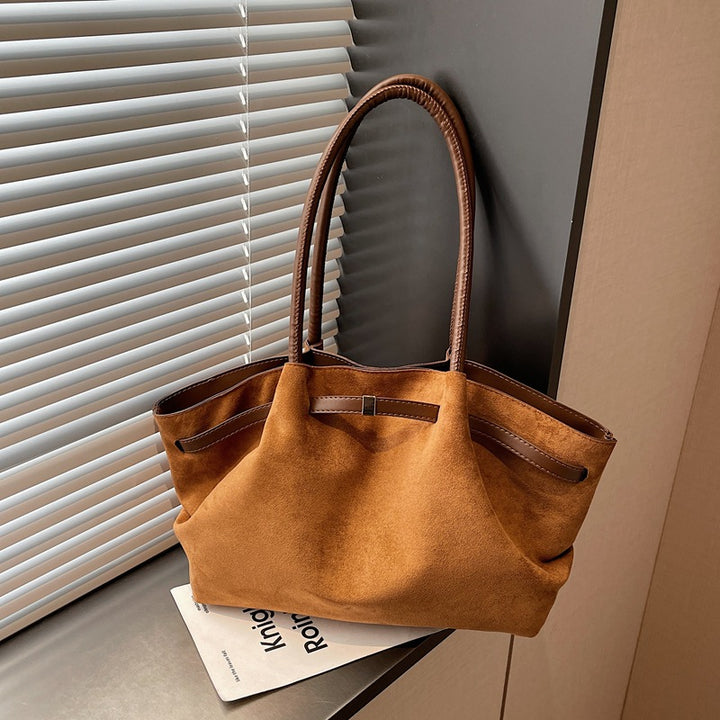 Suede Oversized Tote Bag Kalsten