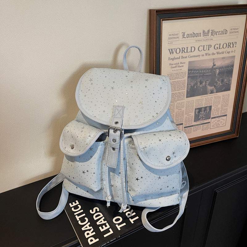 Starry Print Backpack