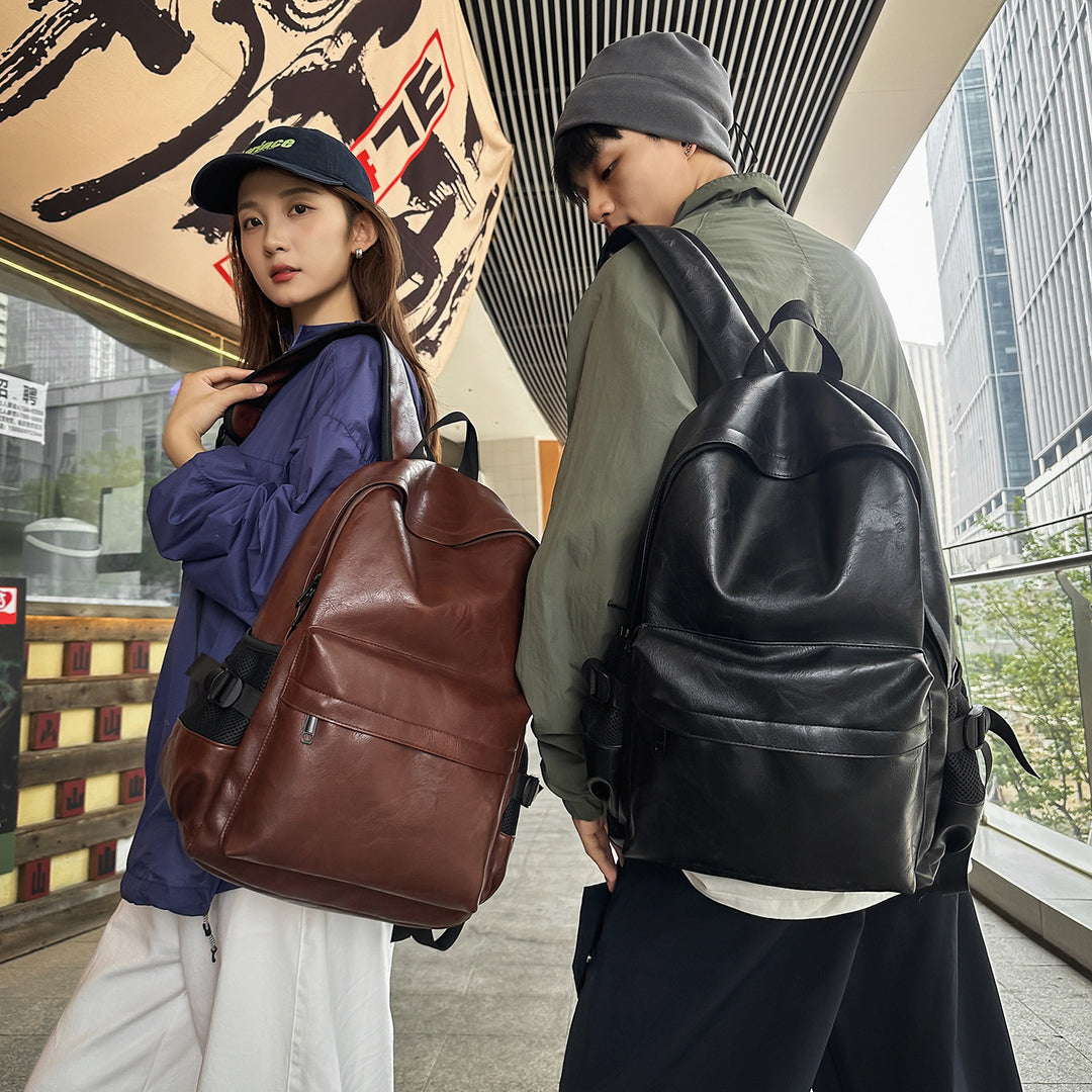 Stylish Faux Leather Backpack Kalsten