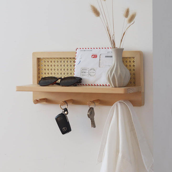 Wall-Mounted Wooden Storage Organizer Kalsten