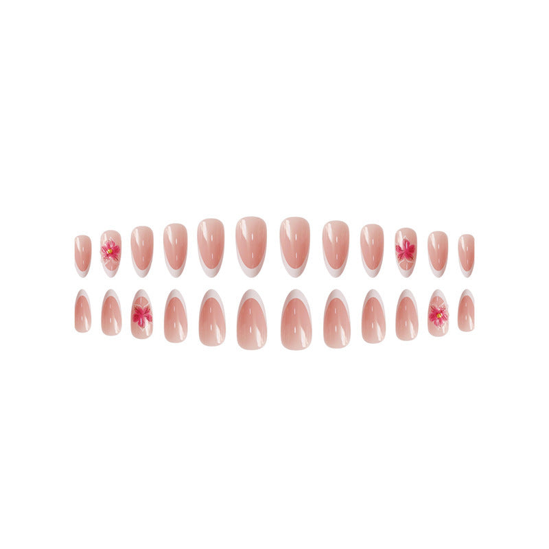 Elegant Floral Design Press-On Nail Extensions Kalsten