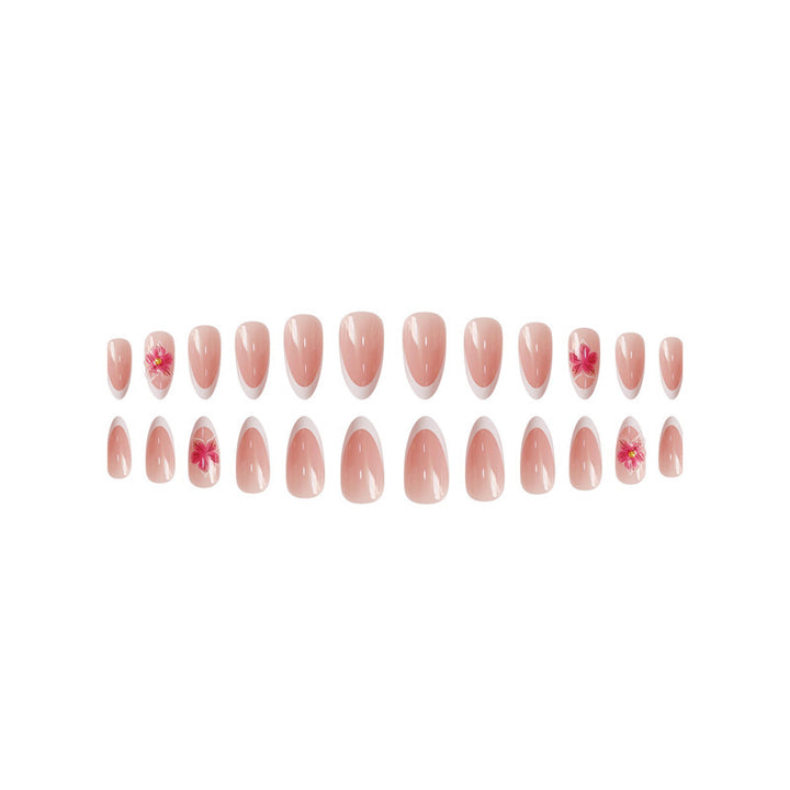 Elegant Floral Design Press-On Nail Extensions Kalsten