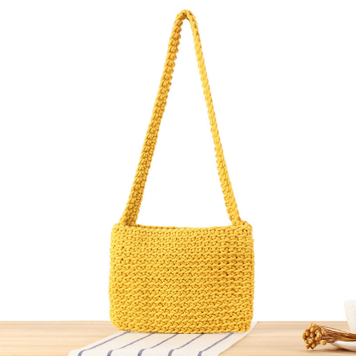 Handbag Made of High-Quality Macrame with Stylish Shoulder Strap Kalsten