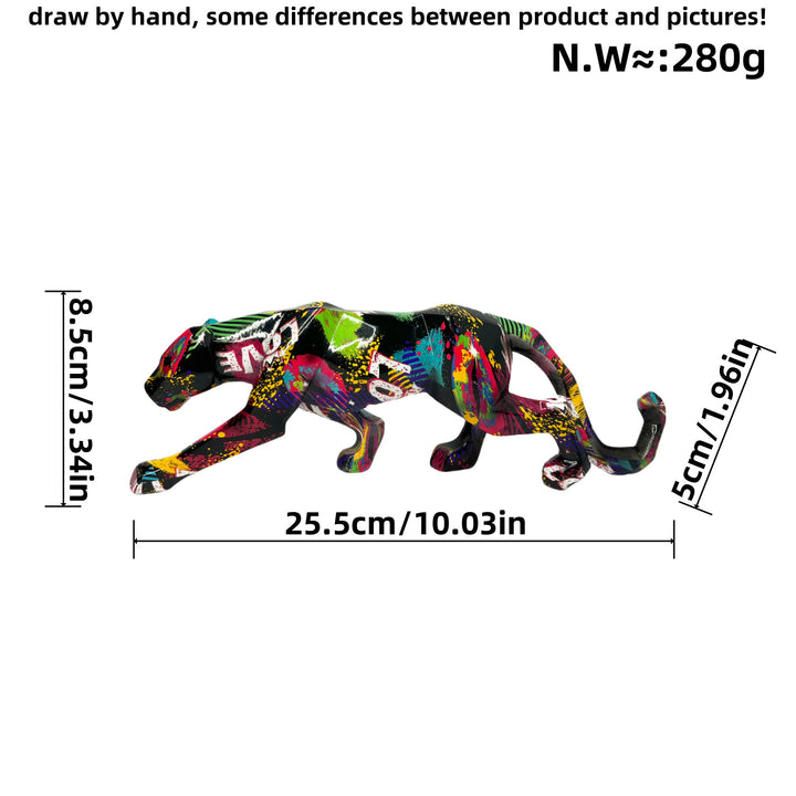 Decorative Panther Sculpture Kalsten