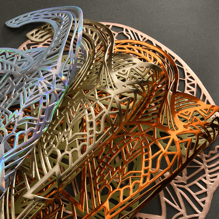 Filigree pumpkin table decorations made of heat-resistant plastic for Halloween table decor