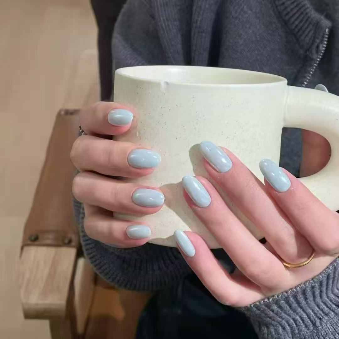 Whimsical Bunny-Themed Press-On Nail Art Set Kalsten