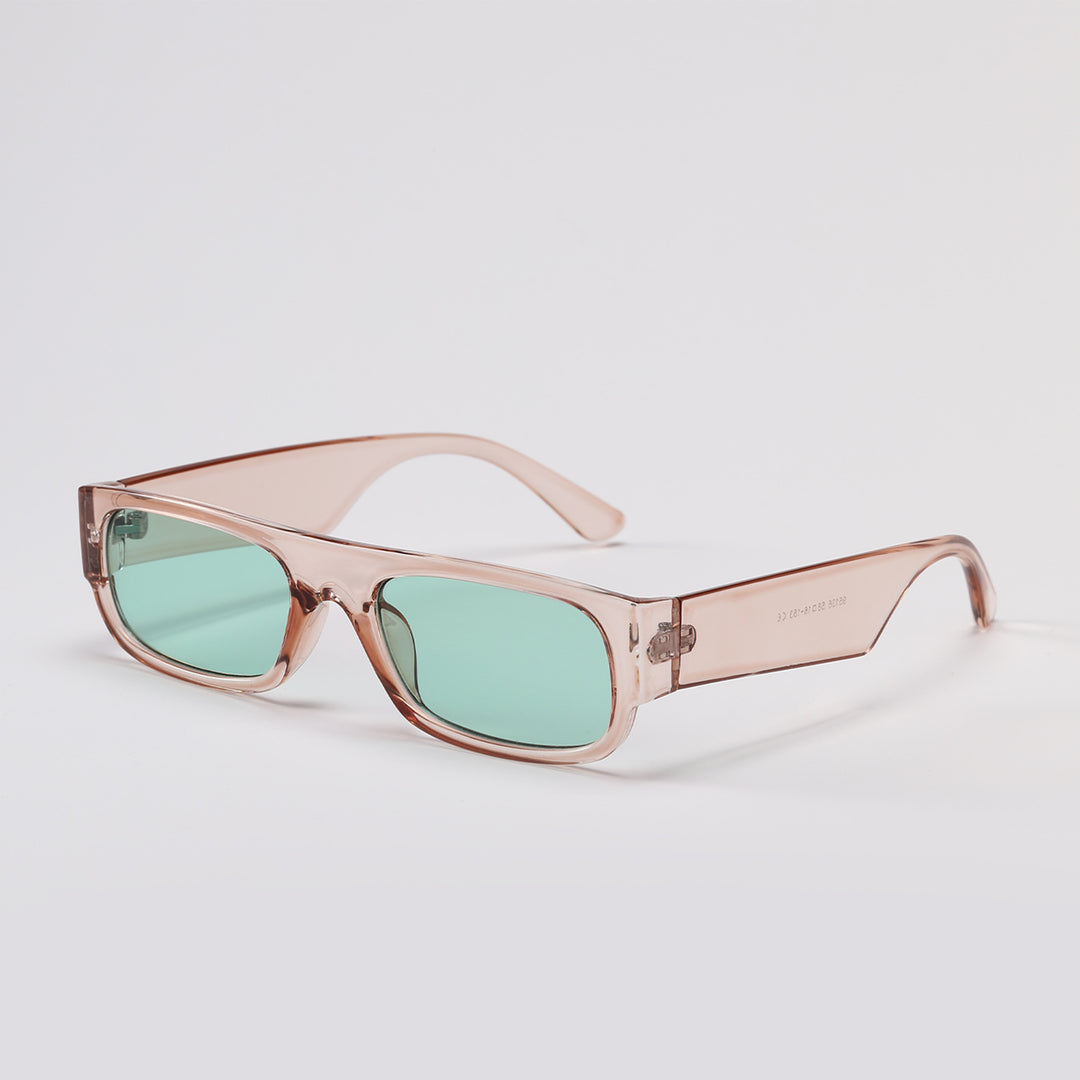 Women's stylish vintage sunglasses with transparent frame and lightly tinted lenses Kalsten