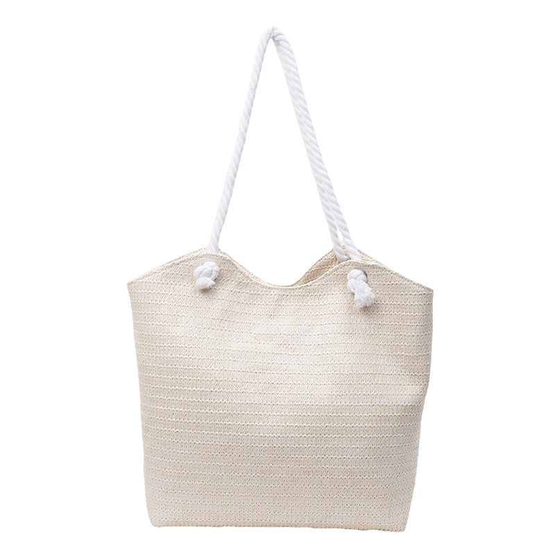 Spacious Striped Beach Tote Kalsten
