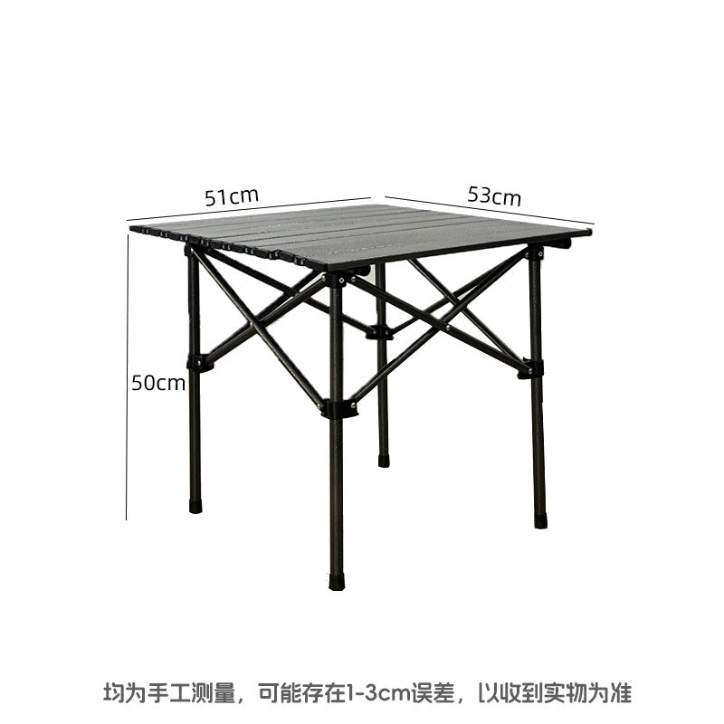 Folding Table With Sturdy Wooden Top Kalsten
