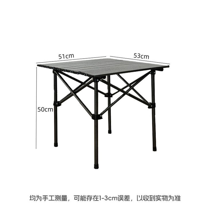Folding Table With Sturdy Wooden Top Kalsten